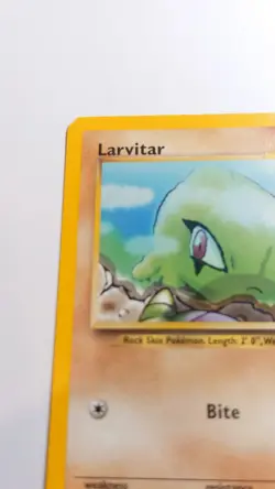 LARVITAR - 57/75 Neo Discovery - LP - Regular Common - Pokemon TCG Card - Image 2