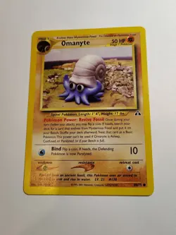 Omanyte 60/75 - Neo Discovery Set - Pokemon Card - Excellent Condition - Image 1