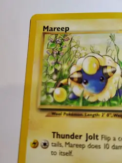Mareep Neo Discovery 58/75 Vintage WOTC Pokemon Card TCG 2001 - Image 2