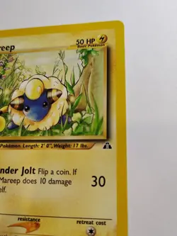 Mareep Neo Discovery 58/75 Vintage WOTC Pokemon Card TCG 2001 - Image 3
