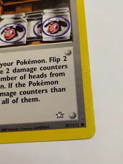MOO-MOO MILK TRAINER NEO GENESIS SET POKEMON CARD 101/111 LP - Image 4