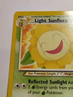 Pokemon TCG Light Sunflora 072/105 Neo Destiny Common card Unlimited LP - Image 2
