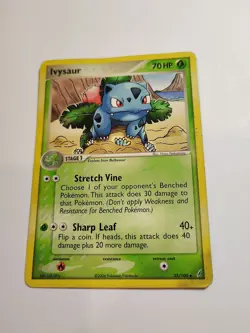 Ivysaur - 2006 EX Crystal Guardians 35/100 Regular Uncommon Pokemon Card HP - Image 1