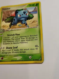 Ivysaur - 2006 EX Crystal Guardians 35/100 Regular Uncommon Pokemon Card HP - Image 4