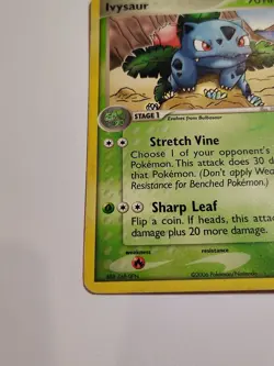 Ivysaur - 2006 EX Crystal Guardians 35/100 Regular Uncommon Pokemon Card HP - Image 5