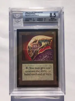 BGS 8.5 | Helm of Chatzuk | MtG Collectors International Ed | [8, 9.5, 9.5, 9] - Image 1