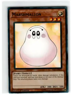 Yu-Gi-Oh! Marshmallon Common YS17-EN015 Lightly Played 1st Edition - Image 1
