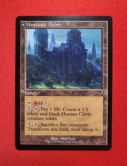 Westvale Abbey #474 x1, NM/Mint pack fresh, MTG Innistrad Remastered, NON FOIL - Image 1