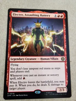 Electro, Assaulting Battery - #76 Marvel's Spider-Man Regular - Mtg - Image 1