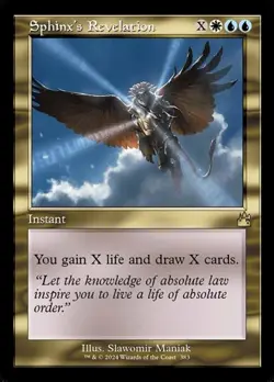 Sphinx's Revelation - Foil Retro Frame RVR NM MTG - Image 1