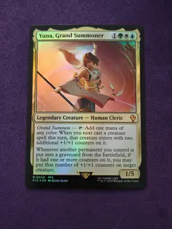 MTG Yuna, Grand Summoner Commander: Final Fantasy Foil FIC - Image 1