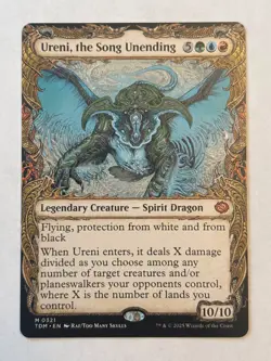Ureni, the Song Unending - (Showcase) - Tarkir: Dragonstorm - NM MTG - Image 1