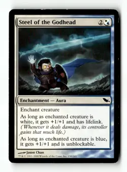 MTG | Steel of the Godhead | Shadowmoor | Regular | Moderately Played | English - Image 1