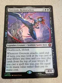 Gwenom Remorseless - #286 Foil - Marvel Spider-Man Gift Box - Mtg - Image 1