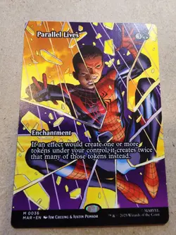 Parallel Lives - #36 (Borderless) Marvel Spider Man Regular - Mtg - Image 1