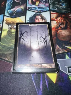 Mtg Singles - Swamp (Full Art) - Unhinged - Common - HP - Image 1
