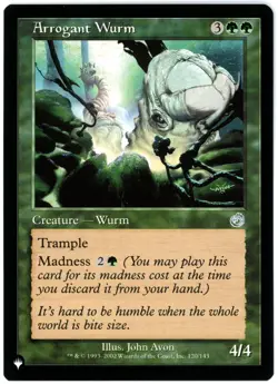 Arrogant Wurm - The List Reprints - Mystery Booster 2 - MTG - NM/M - Image 1