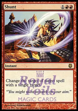 Shunt 1x FOIL DST MTG Darksteel Rare MINT red - Image 1