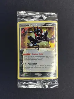 Pokemon Celebrations Greninja SWSH144 Gold Star Promo Black Star - SEALED Lot x3 - Image 2
