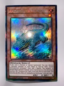 Yu-Gi-Oh Animadorned Archosaur WISU-EN050 Collector's Rare 1st Edition - Image 2