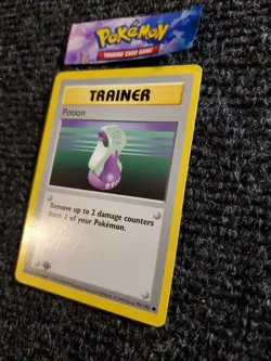 1999 POKEMON TRAINER Shadowless 1ST EDITION #94/102 POTION NM - Image 2