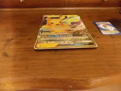 Pokemon Pikachu GX!!! *SHINY FOIL & FULL ART* (Smaller card not included) - Image 2