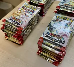 Pokemon Prismatic Evolutions Booster Pack - 10 Cards/Pack - Random Art - SEALED - Image 1