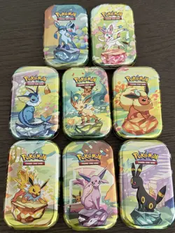 8 Pokemon TCG Mini Tins *EMPTY* - Image 1