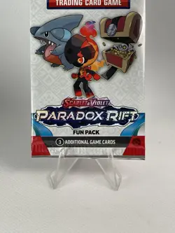 Pokemon TCG - Scarlet & Violet Paradox Rift - Fun Pack Sealed Booster - Holo NM - Image 4