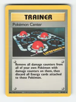 Base Set #085/102 Pokemon Center Uncommon Near Mint or Better - Image 1