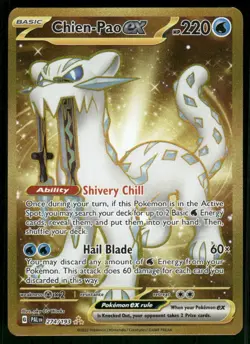 Chien-Pao ex - 274/193 Hyper Rare Holo NM Pokemon SV02: Paldea Evolved - Image 1