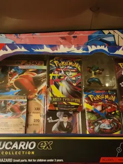Pokemon TCG Mega Lucario EX Figure Collection Box *New *Sealed - Image 3