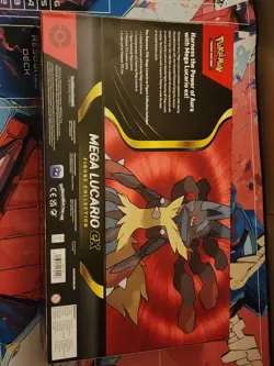 Pokemon TCG Mega Lucario EX Figure Collection Box *New *Sealed - Image 5