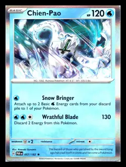 Chien-Pao - 057/182 - Pokemon TCG Paradox Rift (2023) - LP - Holo Rare - Image 1