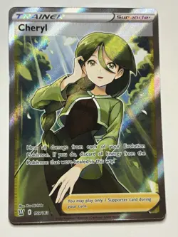 Cheryl (Full Art) 159/163 Swsh05: Battle Styles Holo Pokemon TCG - Image 1