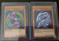 Blue-Eyes White Dragon & Dark Magician CT13 2016 Yugioh Limited Edition Ultra NM - Image 1