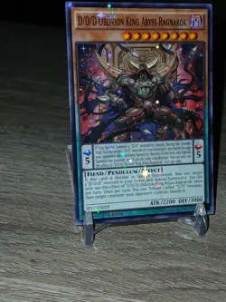 YuGiOh D/D/D Oblivion King Abyss Ragnarok SP17-EN029 1st Edition Starfoil Rare - Image 1