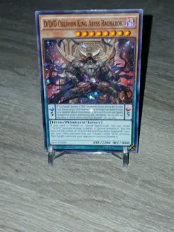 YuGiOh D/D/D Oblivion King Abyss Ragnarok SP17-EN029 1st Edition Starfoil Rare - Image 4