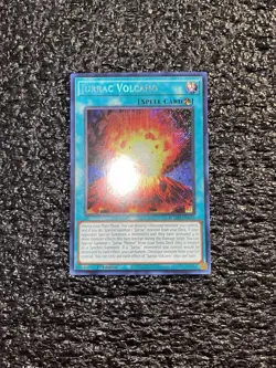 Yugioh! Jurrac Volcano BLMM-EN019 Secret Rare 1st Edition Near Mint - Image 1