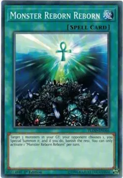 Monster Reborn Reborn - FLOD-EN066 - Common - 1st Edition - Lightly Played - Image 1