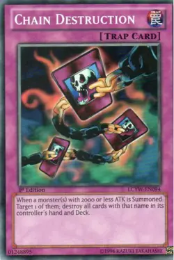 Chain Destruction - LCYW-EN094 - Common - Unlimited Edition - Damaged - Image 1