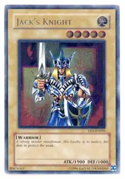 Moderately Played, English Yu Gi Oh Jack's Knight - EEN-EN005 - Ultimate Rare - - Image 1
