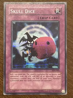 Skull Dice EDS-003 Eternal Duelist Soul Unlimited Secret Rare LP - Image 1