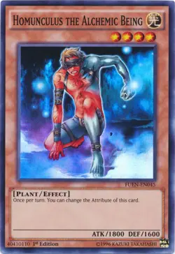 Yugioh! Homunculus the Alchemic Being - FUEN-EN045 - Super Rare - 1st Edition Ne - Image 1