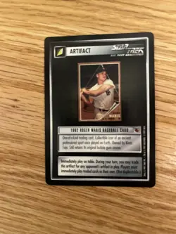Star Trek CCG 1E Fajo Collection 1962 Roger Maris Baseball Card - Image 1