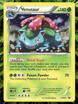 Venusaur PROMO HOLO RARE 3/108 Pokemon BW Dark Explorers Card NM TCG 2012 - Image 1