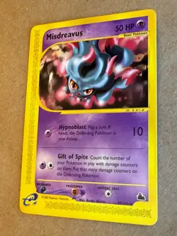 2 Pokemon Skyridge cards Misdreavus #039 LP Miracle Sphere #131 NM - Image 3