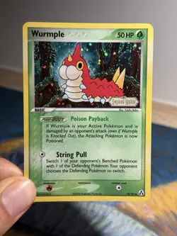 Wurmple 70/92 Ex Legend Maker Reverse Holo Stamped Pokemon Card LP NM - Image 3