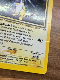 Pokemon Cards: Neo Genesis Rare Holo: Ampharos 1/111 - Image 2