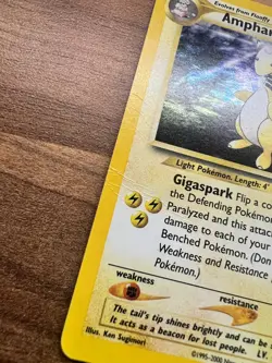 Pokemon Cards: Neo Genesis Rare Holo: Ampharos 1/111 - Image 3